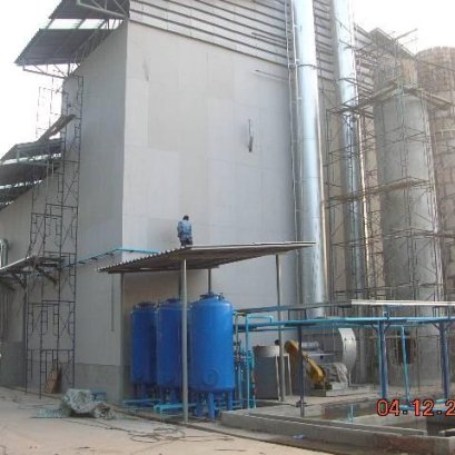 รับเหมาก่อสร้าง : อาคารโรงงานถุงมือยางซันไทย