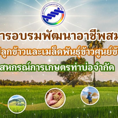 ข่าวประชาสัมพันธ์ สหกรณ์การเกษตรท่าบ่อ จำกัด ประจำปี 2568