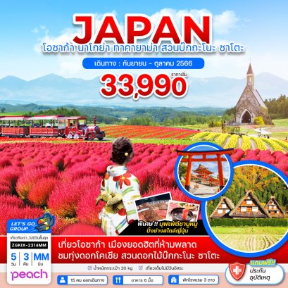 ทัวร์ญี่ปุ่น 5 วัน 3 คืน