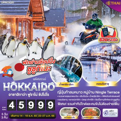 ทัวร์ฮอกไกโด HOKKAIDO อาซาฮิกาว่า ฟูราโน่ ซัปโปโร