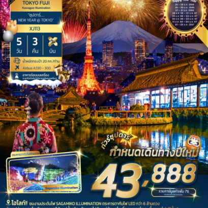 ทัวร์ญี่ปุ่น 5 วัน 3 คืน
