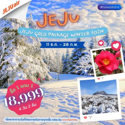 ทัวร์เชจู winter snowing 4วัน2คืน