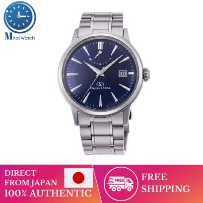 นาฬิกาข้อมือ ORIENT RK-AF0004L อะนาล็อกสแตนเลสอะนาล็อกสีเงินแก้วคริสตัลสีดำ