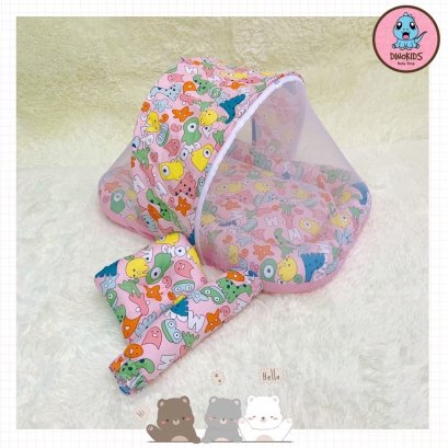 ที่นอนเด็ก เบาะไข่พร้อมมุ้ง 2 in 1 (ขายส่งเริ่มต้น 10 ชิ้น)