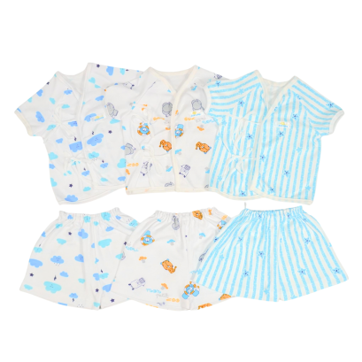 ชุดเด็ก ชุดเเขนสั้นผูกหน้า A &amp; A (ขายส่งเริ่มต้น 100 ชุด)