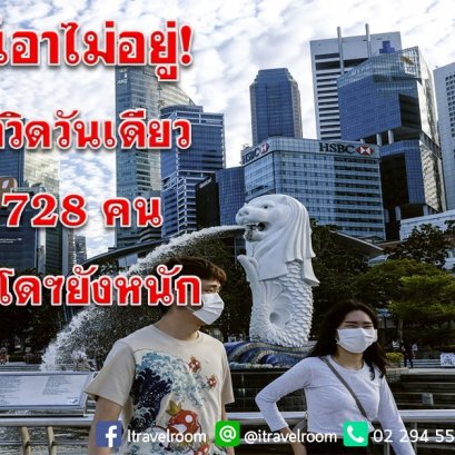 สิงคโปร์เอาไม่อยู่! ติดเชื้อโควิดวันเดียวทุบสถิติ 728 คน ปินส์, อินโดฯยังหนัก