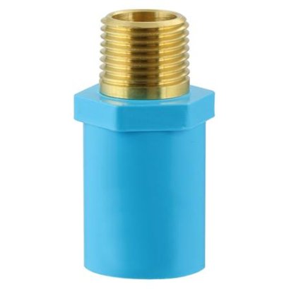 ข้อต่อตรงเกลียวนอกทองเหลือง - หนา  1/2" - 1 1/4" SCG