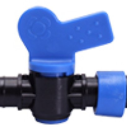 วาล์วหรี่น้ำ วาล์วต่อ PE 16 มม. พร้อมฝาล็อคเทป รุ่น DV-PE SUPER PRODUCT