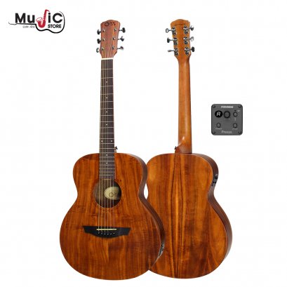 O-YA MINI SKOE Acoustic Electric Guitar ( Solid Top )