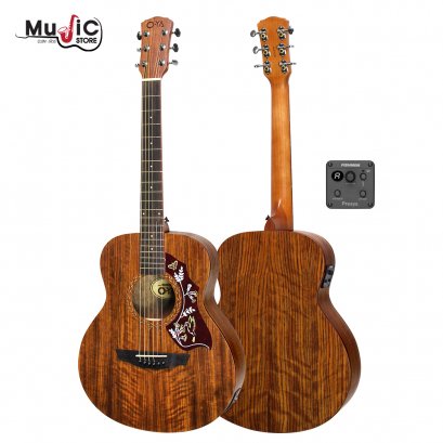 O-YA MINI SWNE  Acoustic Electric Guitar ( Solid Top )