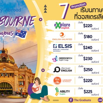 เรียน + ทำงาน ที่เมลเบิร์น ออสเตรเลีย