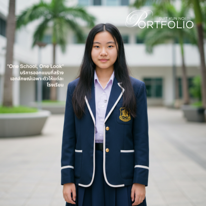 ชุดสูทสำหรับนักเรียน EP Inter ที่มีดีไซน์เป็นเอกลักษณ์