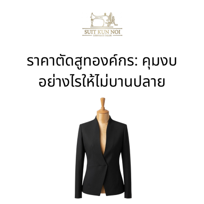 ราคาตัดสูทองค์กร: คุมงบอย่างไรให้ไม่บานปลาย