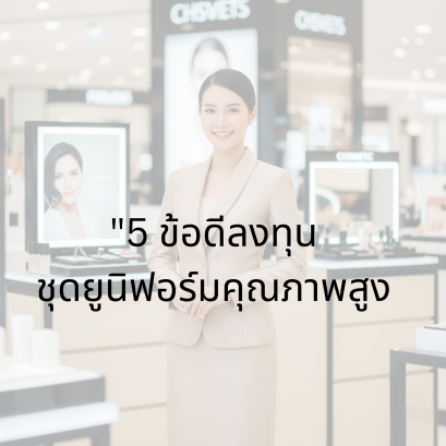 "5 ข้อดีลงทุนชุดยูนิฟอร์มคุณภาพสูง เพิ่มการรับรู้ของแบรนด์"