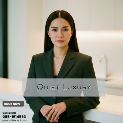 Trend 2025 ชุดสูทองค์กร Quiet Luxury สไตล์หรูแบบเรียบง่าย