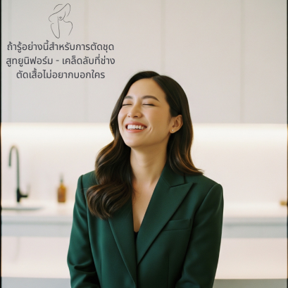 ถ้ารู้อย่างนี้สำหรับการตัดชุดสูทองค์กร ชุดสูทยูนิฟอร์ม