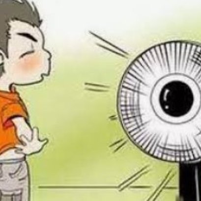 电扇吹脸爽歪歪 一觉醒来得面瘫！