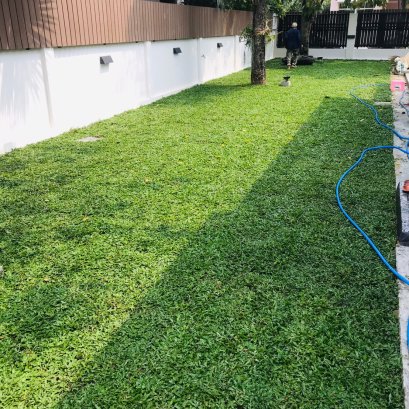 ปรับพื้นที่ปูหญ้า ลาดกระบัง