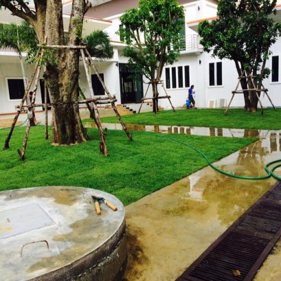 ปรับพื้นที่ปูหญ้า ราชบุรี