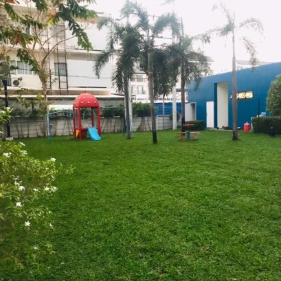 ปรับปรุงสนามหญ้าและสวนโรงแรม หน้างาน บางแสน