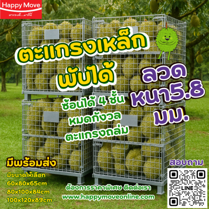 ตะแกรงเหล็กพับได้