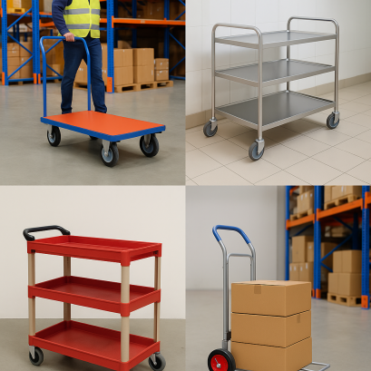 4 ข้อต้องรู้ก่อนเลือกซื้อรถเข็นให้เหมาะกับงาน | HappyMove