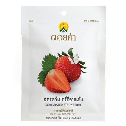 Pre Order สตรอว์เบอร์รีอบแห้ง 25 กรัม (36 ซอง)