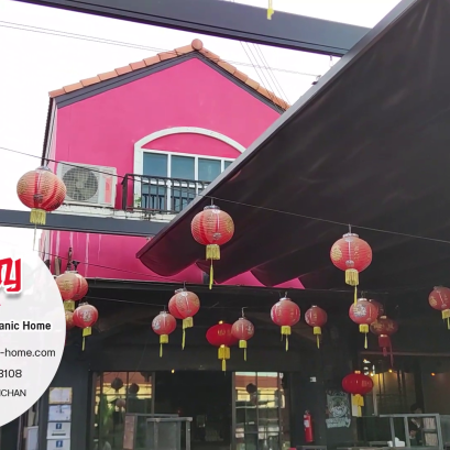 หลังคาเลื่อนผ้าใบ ร้านรินเจริญ มทส. ประตู 4