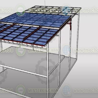 งานออกแบบหลังคาเลื่อนโพลีคาร์บอเนต คลุมดาดฟ้า rooftop By : Mechanic Home