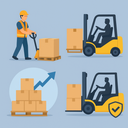 รถยกของในโรงงานสำคัญอย่างไร? เพิ่มประสิทธิภาพ ลดอุบัติเหตุ | Happy Move