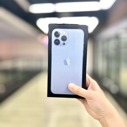 มือ 2 iPhone 13 มีประกันศูนย์ไทย Promax 256GB สี Sierra Blue