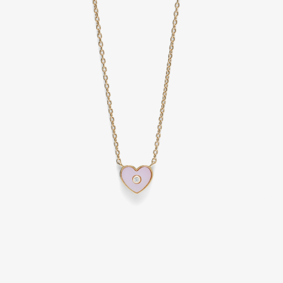 Blushed Heart Necklace