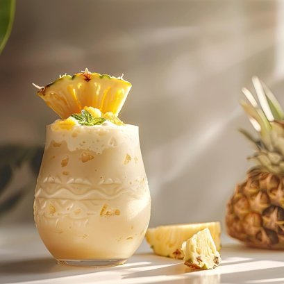 สมูทตี้สับปะรดเพื่อสุขภาพ