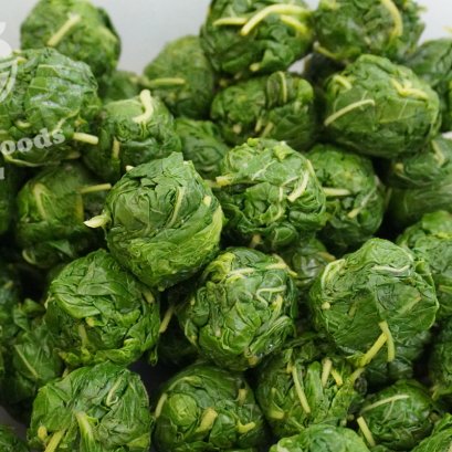 กะเพราลวก ปั้นก้อน แช่แข็ง