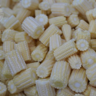 ข้าวโพดอ่อนหั่นชิ้น