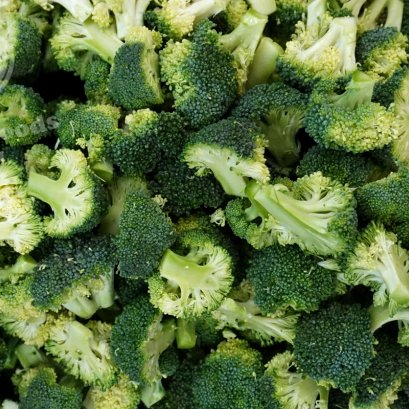 บร็อคโคลี่หั่นชิ้น