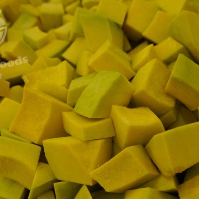 ฟักทองญี่ปุ่นหั่นชิ้น