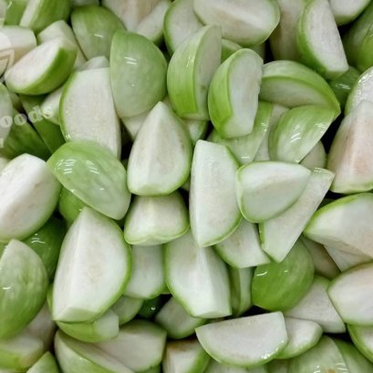 มะเขือหั่นชิ้น