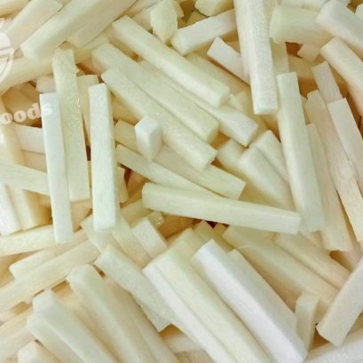 ยอดมะพร้าวอ่อนหั่นชิ้น