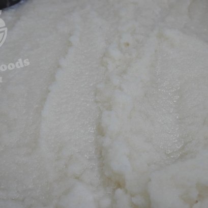 Daikon radish crushed