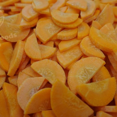 แครอทหั่นครึ่งวงกลม