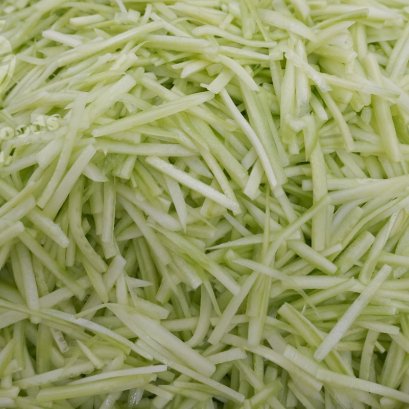 Sliced ​​cucumber