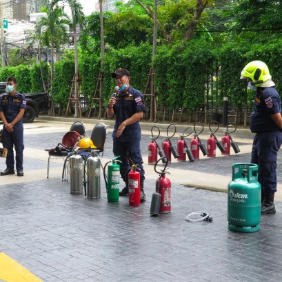 โปรแอ็คทีฟ แมเนจเม้นท์ เราได้เข้าร่วม "การฝึกอบรมเชิงปฏิบัติการ การป้องกัน ควบคุมและปฏิบัติ เมื่อเกิดอัคคีภัยสำหรับบุคลากร