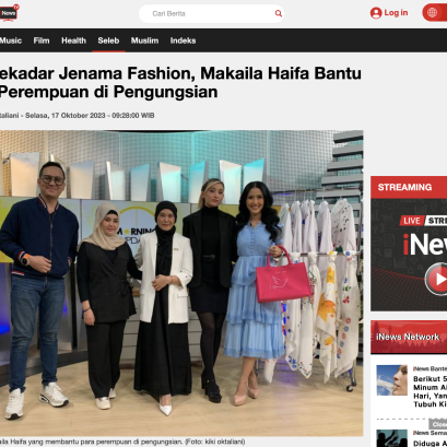 Makaila Haifa is More Than Just a Fashion Label—It Supports Women in Refugee Camps