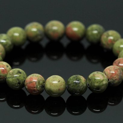 Unakite (หินยูนาไคต์) เป็นหินแห่งโชคลาภ และดูดทรัพย์