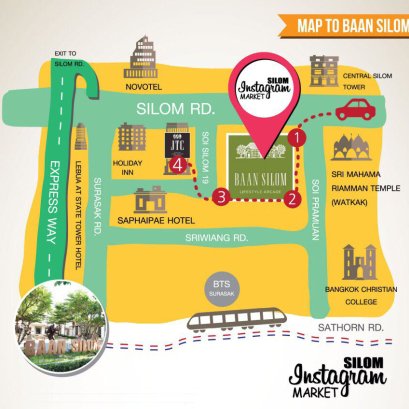 พบสินค้าราคาพิเศษในงาน Silom Instagram Market