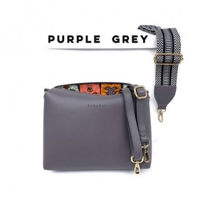 Simply crossbody-Purple gray