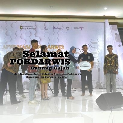 Pokdarwis Gunung Gajah Melenggang di Apresiasi Pokdarwis