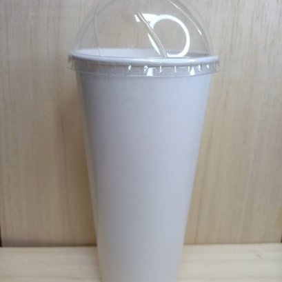 แก้วกระดาษ 22oz.สีขาว