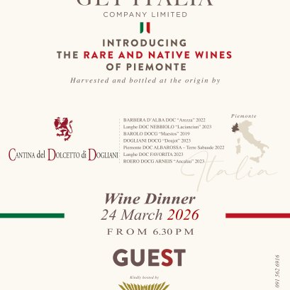 Rare. Native. Unforgettable.Introducing Dolcetto di Dogliani 